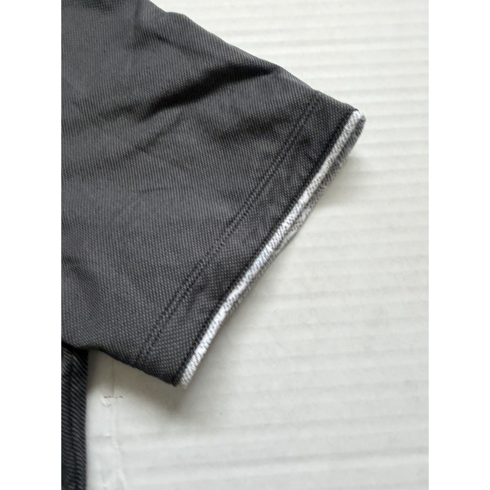 Tommy Bahama San Lucio Stretch Grey New Medium M Short Sleeve Button Up - Picture 3 of 9